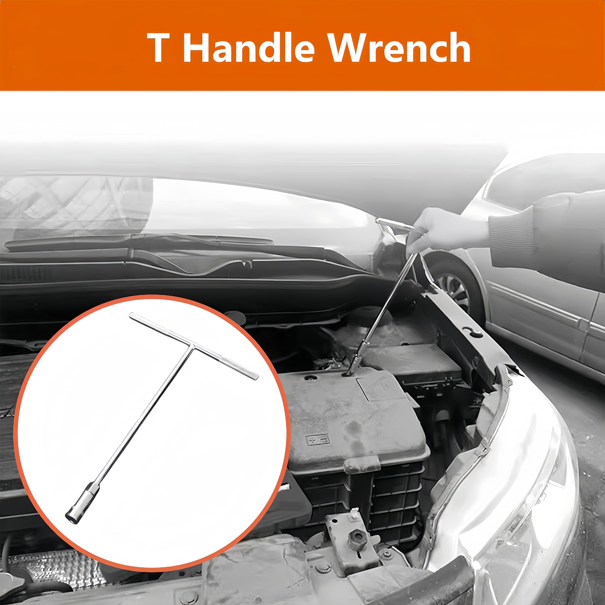 Clés à Douilles, Poignée En T, Long,13mm