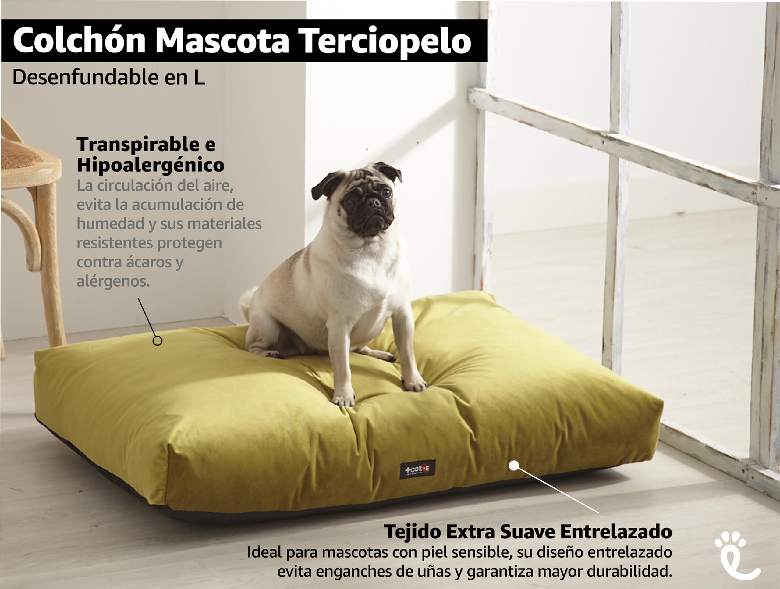 Cama Perros Medianos Cama Ortopu00e9dica Perro Grande Cama XL Para