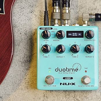 Amazon | NUX Duotime コンパクトエフェクター デュアルディレイ