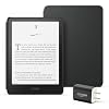 Paquete Amazon Kindle Paperwhite: Incluye, Amazon Kindle Paperwhite 16GB | Funda de Cuero de Origen Vegetal | Negro, y Adaptador de Corriente 1