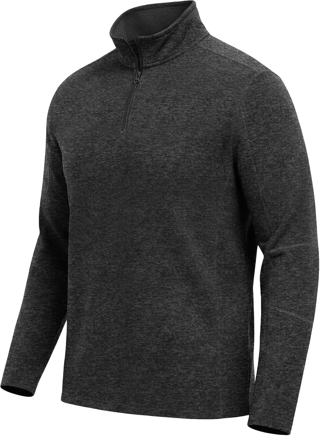 Mens Stretch Athletic Sweatshirt Long Sleeve Comfy Breathable Top for Men Casual Cozy S-XXL