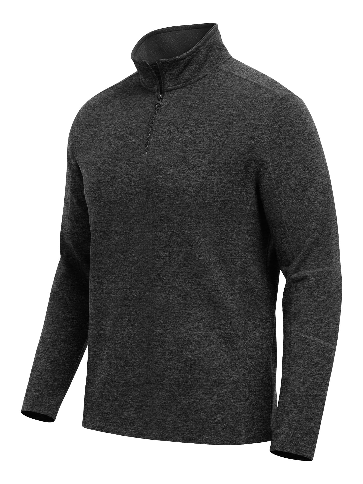 Mens Stretch Athletic Sweatshirt Long Sleeve Comfy Breathable Top for Men Casual Cozy S-XXL