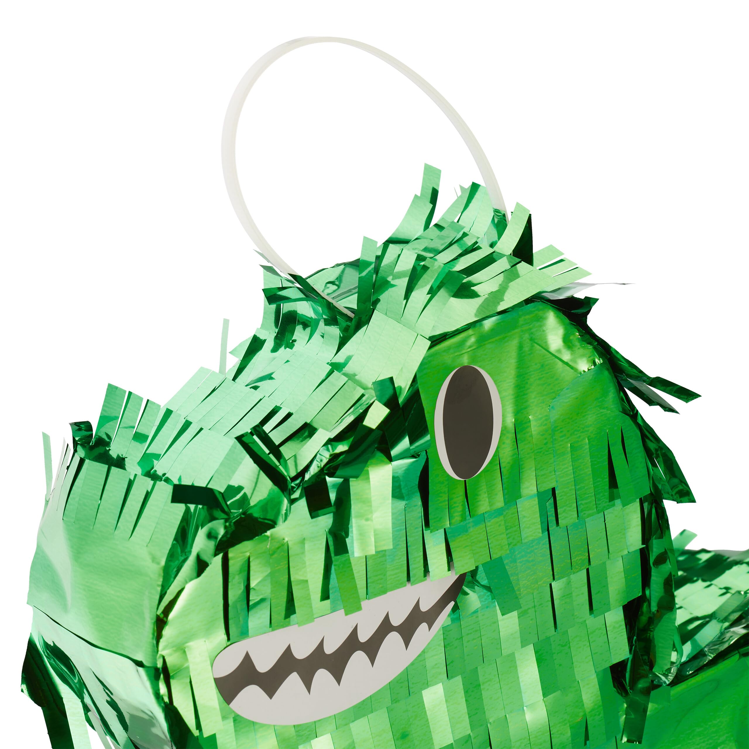Relaxdays Pignatta Dinosauro, Mini Piñata da Appendere Gioco Bambini, Compleanni, da Riempire, HLP 21 x 20 x 5 cm, Verde