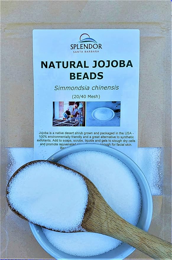 Jojoba Beads (Natural) 4 oz 100 Pure Jojoba Oil Wax Bath