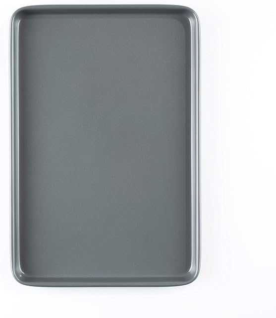 Prochef KB1004 Large Baking/Oven Tray, Premium Quality, Easy to Clean, Teflon Innovations Non-Stick Silicone Coating,Grey