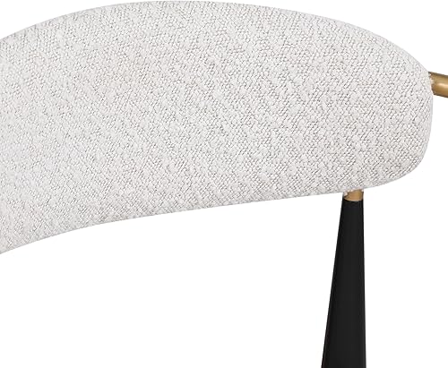 Miniatura 9 de Juego de 2 taburetes de bar tapizados con respaldos y patas de hierro para isla de cocina, altura de encimera, sillas de comedor, juegos de mesa y