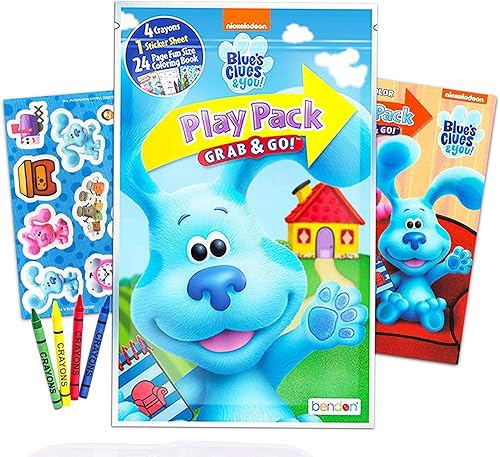 Miniatura 3 de Fast Forward Blues Clues Mini Backpack Set - Bundle with 12 Blues Clues Backpack for Toddlers Mini Coloring Book Stickers More Blues Clues Mini