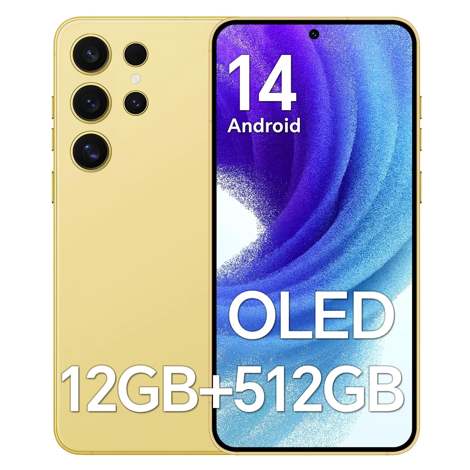 Amazon.com: SUNSAMITO T24 Ultra Unlocked Phones, 12GB+512GB