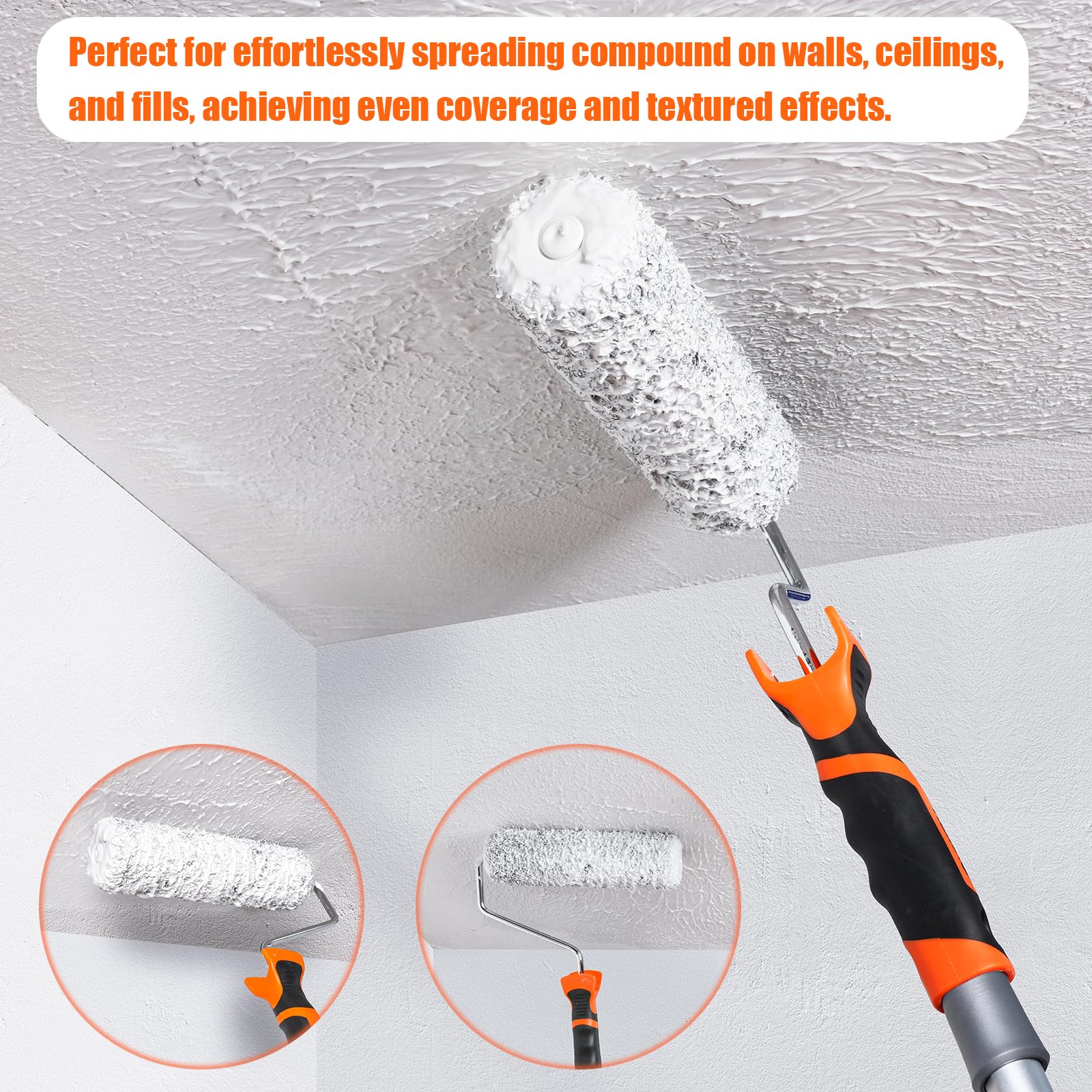 Drywall Roller Covers - 2 Pack 9" Shed-Resistant -5