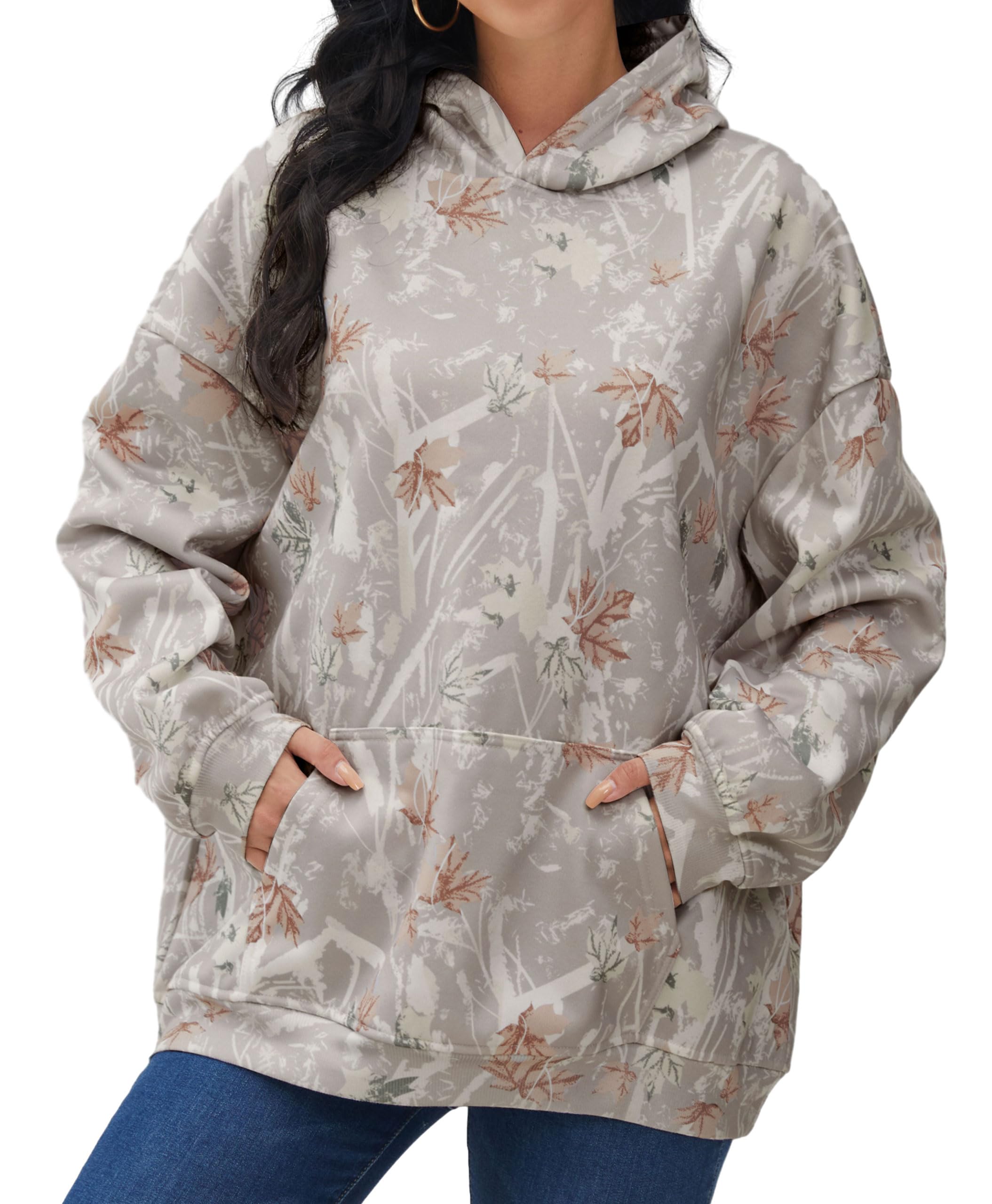 Maple Leaf Realtree Sweatshirt Womens Skard Women's Camo Hoodie