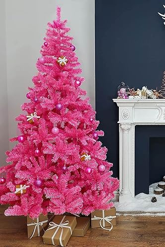 Miniatura 2 de Perfect Holiday PVC-5PK - Árboles de Navidad, 5 pies, color rosa