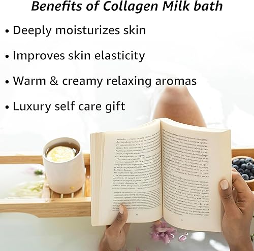 Miniatura 2 de Crema de coco y colágeno en polvo para hidratar y suavizar la piel – Vanilla Jasmine Luxury Spa Bubble Bath Salt Mother Birthday Christmas