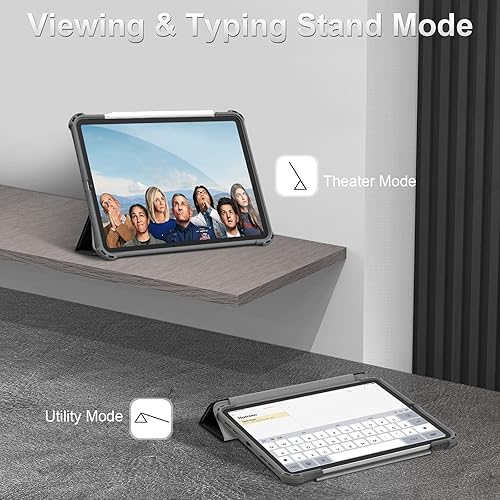 Miniatura 4 de Fintie Funda híbrida resistente para iPad Pro de 11 pulgadas (4 y 3 generación) 20222021, funda protectora transparente resistente a prueba de