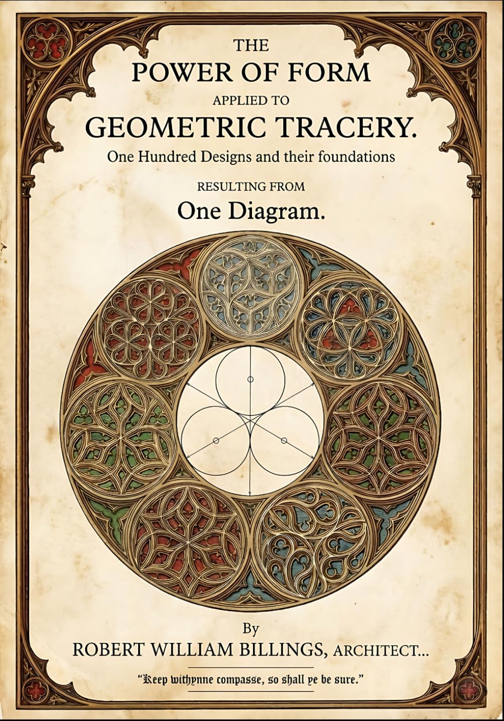 The Power of Form Applied to Geometric Tracery: 100 Designs and Their Foundations (Restored 1851 Edition) (Drawing Books and Sketch Notebooks)