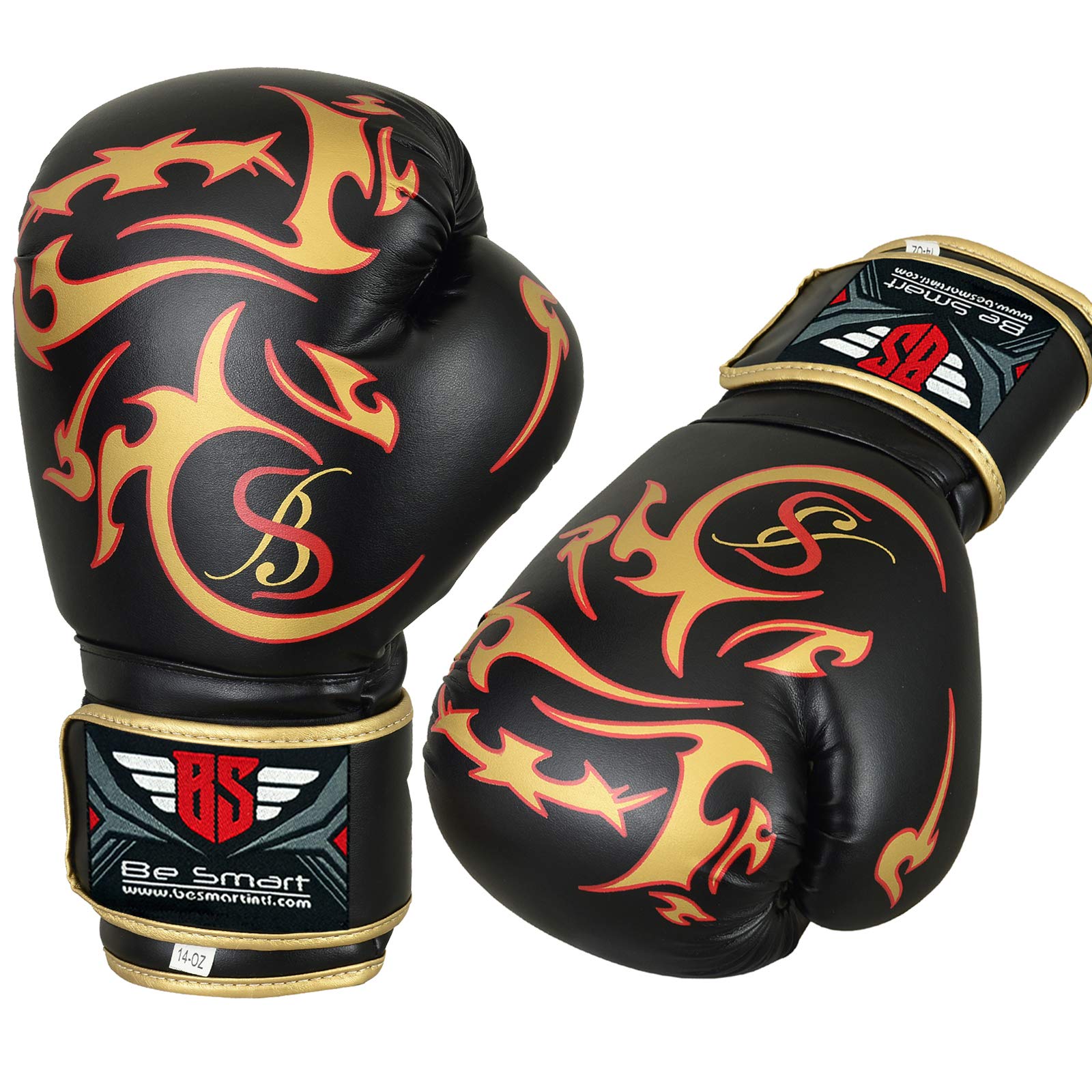 Guantoni Boxe EIZO , PU Leather Allenamento Guanti Da Pugilato Per Uomo, Donna, Muay Thai, Kick