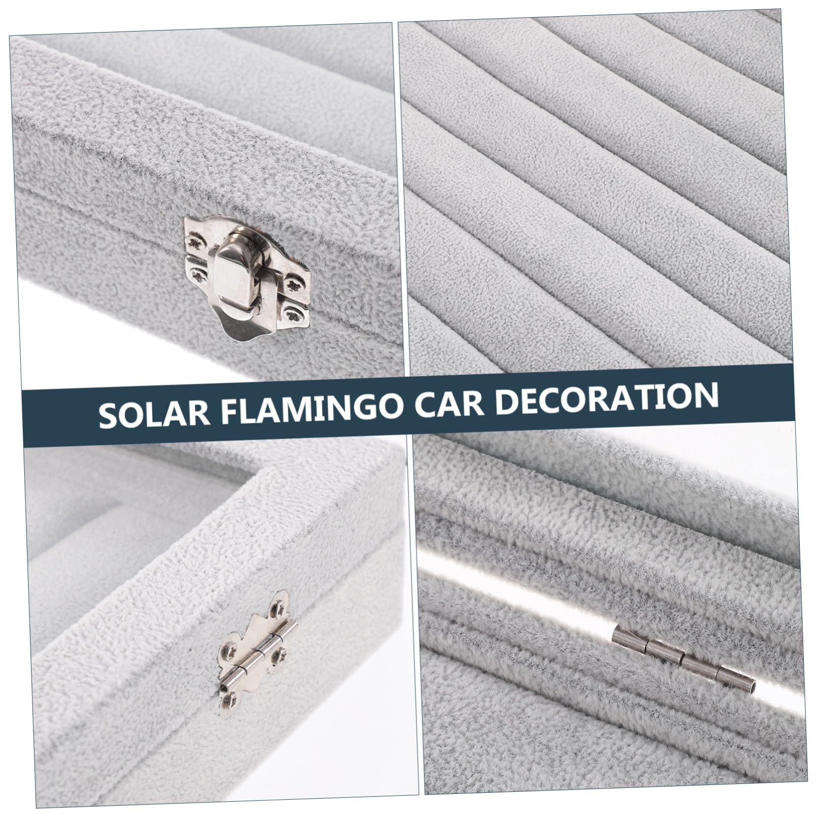 BESPORTBLE Caja de Almacenamiento de Anillos Transparente Apilable Bandejas para Joyas Organizador de Tapa para Exhibir Anillos de Boda Caja