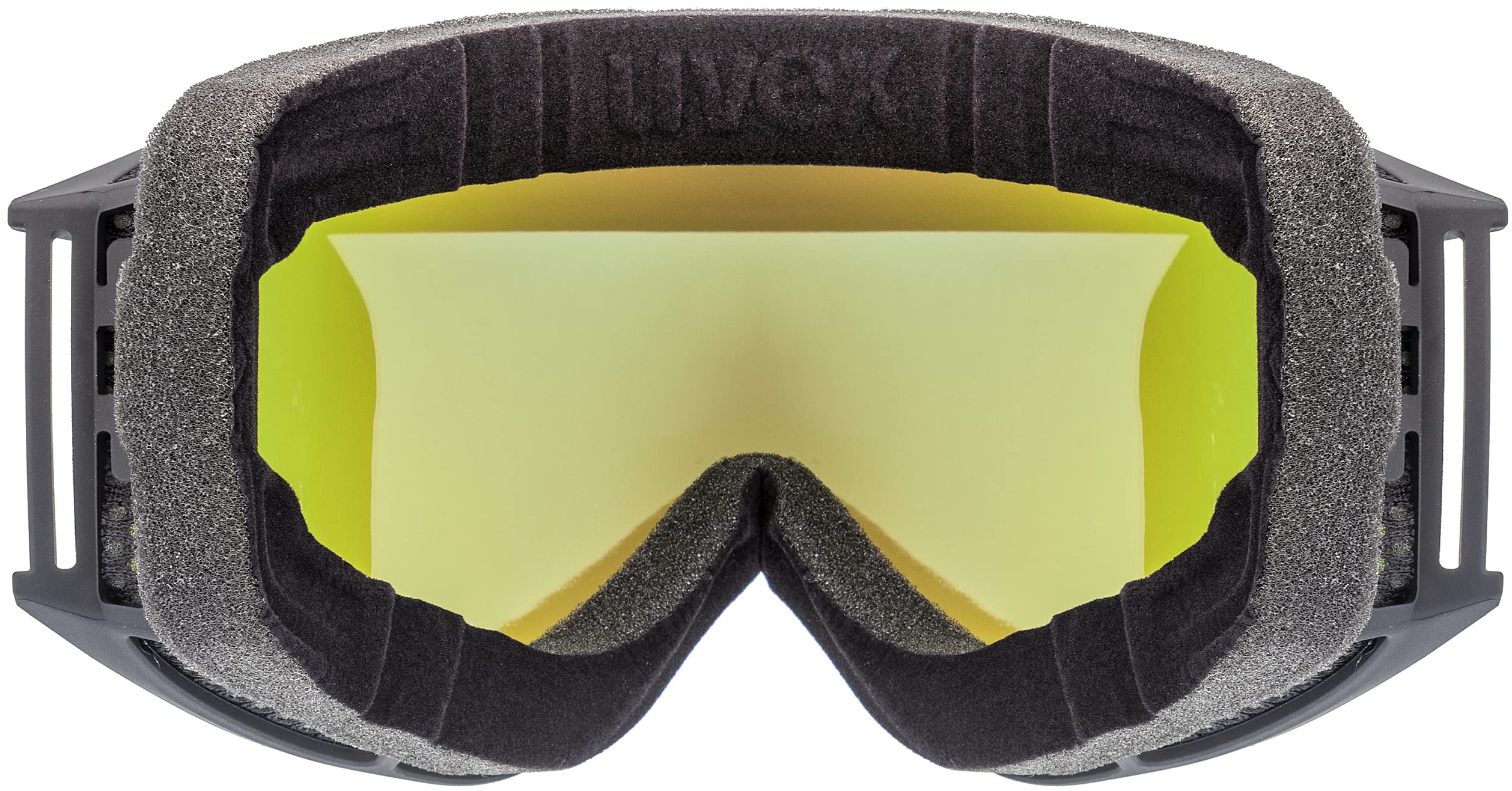 uvex g.gl 3000 CV - gogle narciarskie unisex - wzmacniające kontrast - powiększony zakres widzenia bez efektu zaparowania - black matt/blue-green - one size