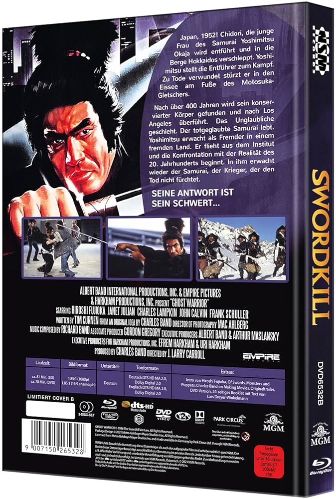 Amazon.com: Ghost Warrior ( Swordkill ) (Blu-Ray & DVD Combo