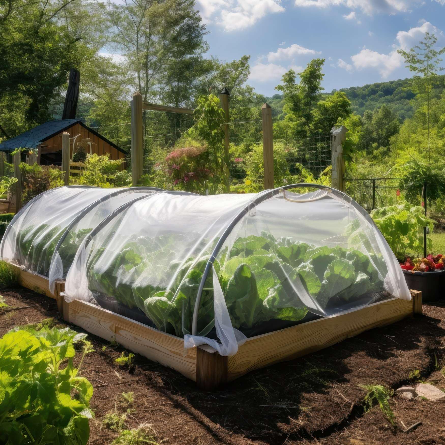 10x10FT Garden Netting – Bird & Insect Barrier For Fruits, Vegetables & Berries | Reusable Mesh Protection