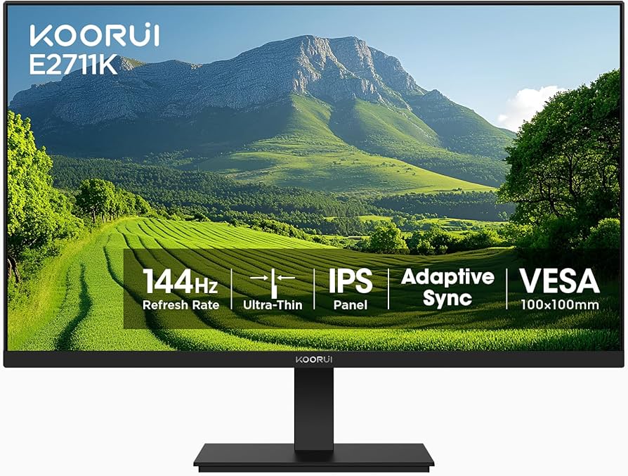 Amazon.com: KOORUI Monitor, 27 Inch Gaming Office Monitor, Eye