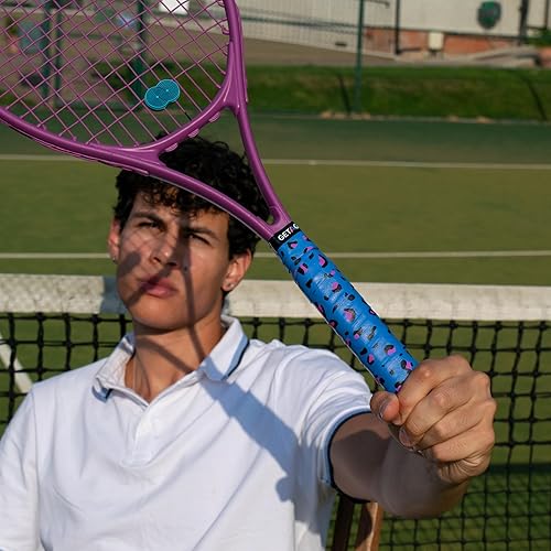 Miniatura 5 de Get A Grip - Cinta de agarre de raqueta de tenis personalizada - Overgrips de tenis antideslizantesde secado rápido - Agarre de raqueta de bádminton