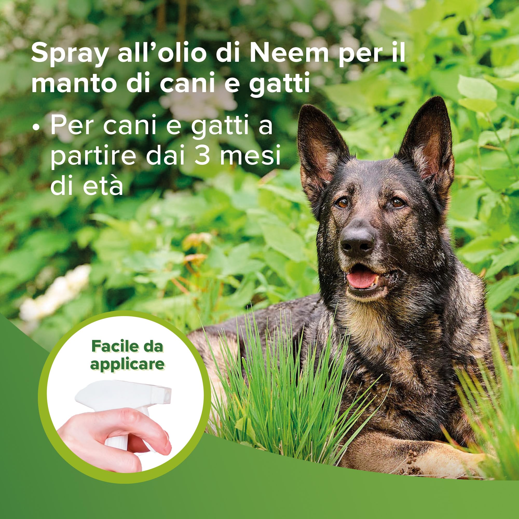Beaphar Protezione Naturale, Spray Barriera per Cane e Gatto, con Olio di Neem e Lavanda, 250 ml