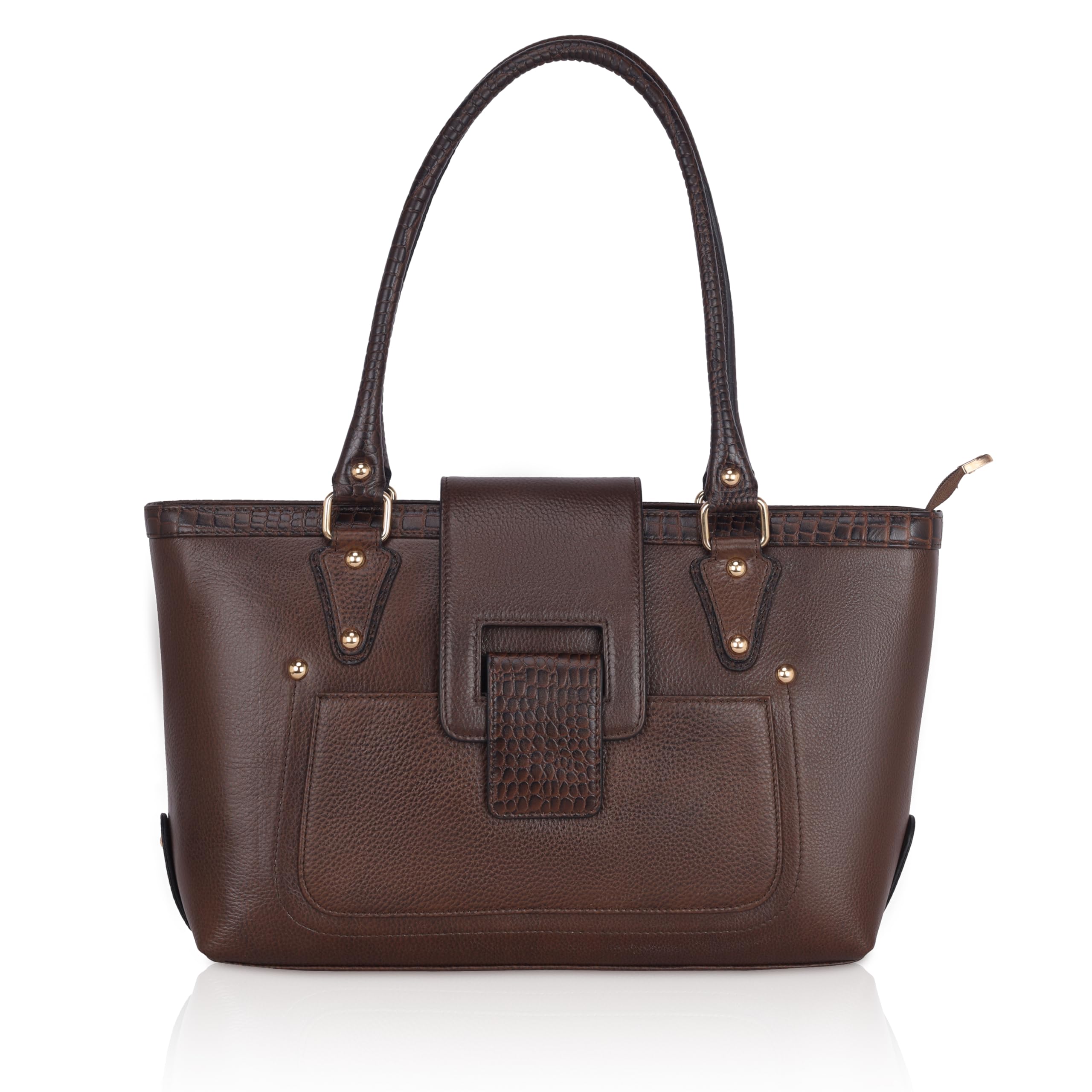 RICHSIGN LEATHER ACCESSORIES Full-Grain Natural Leather Top Handle Shoulder & Handbags For Women Office Branded Stylish Latest Size- L-12 X H-10 x W- 5 Inch (GREEN MEHANDI) (B0CQKDS9X5) Amazon Price History, Amazon Price Tracker