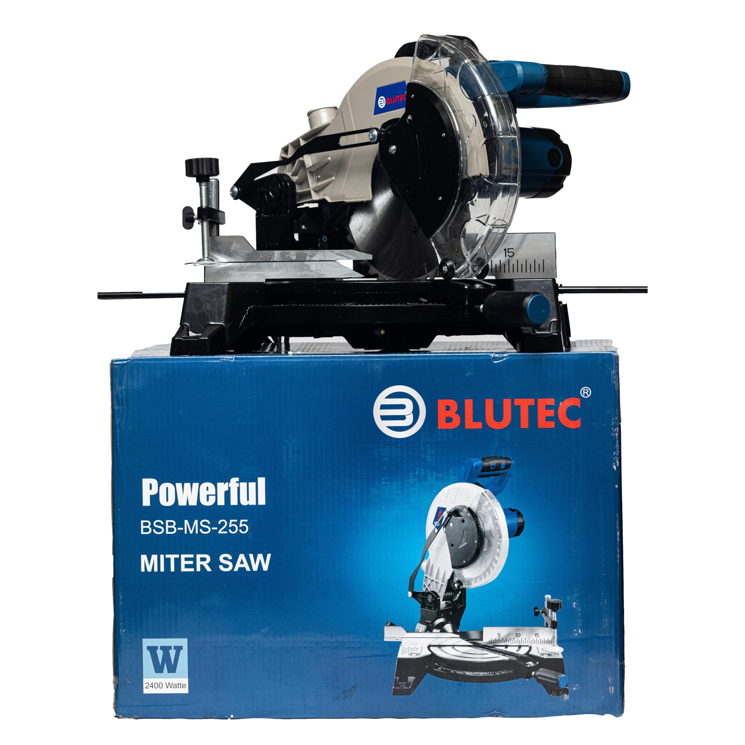BLUTEC Miter Saw 10 Inch, 255mm BSB-MS-255, 2400 W, 5000 Rpm, 220V~50Hz, Crosscuts, Miter Cuts, Bevel Cut, a tool for anyone working with wood or other materials that require precise cutting (B0CW1TDT2Q) Amazon Price History, Amazon Price Tracker