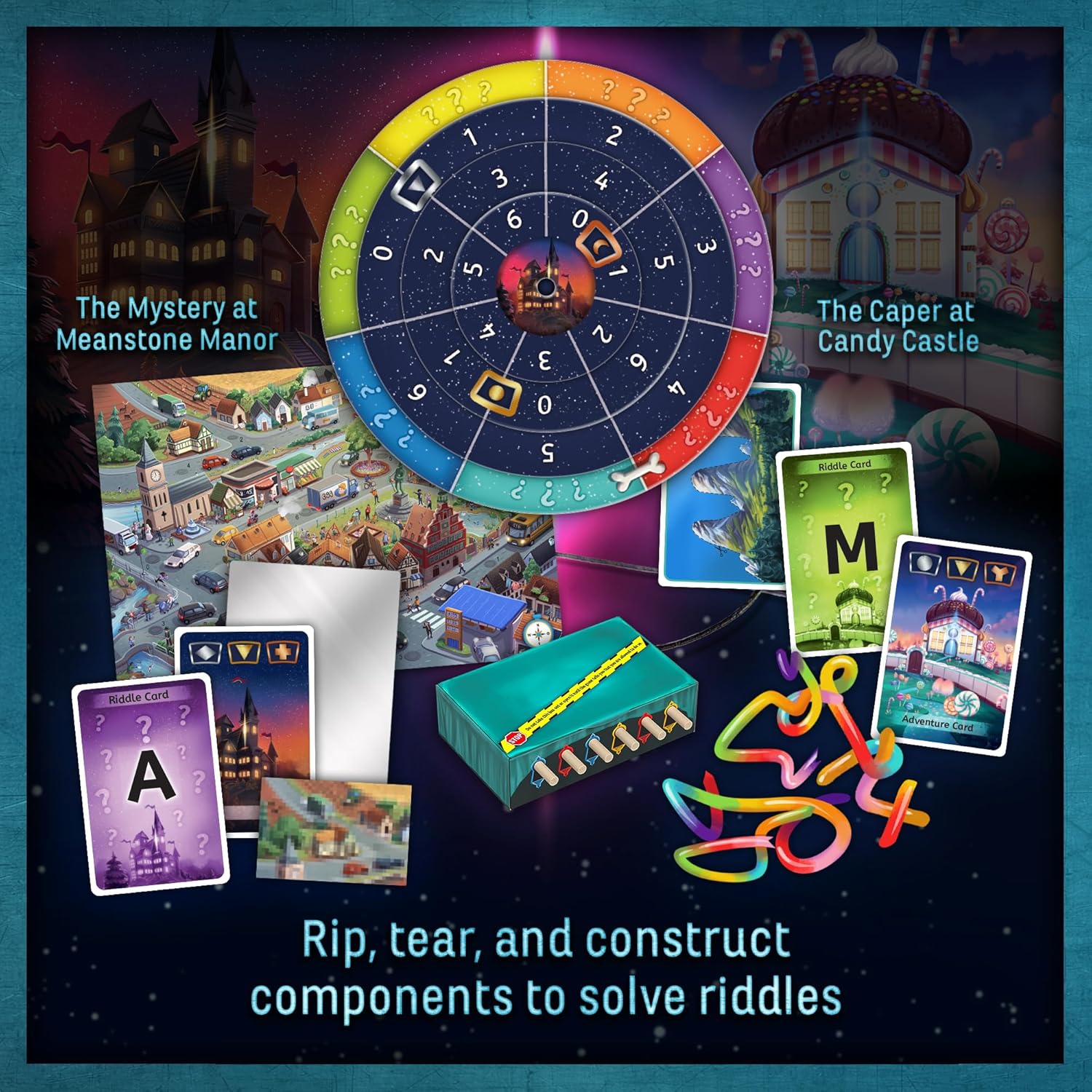 EXIT: The Game - Family - 2 Escape Adventures, At-Home Escape Room, Co-Operative Game, Family Activity, Brainteasers, 2-4 Players