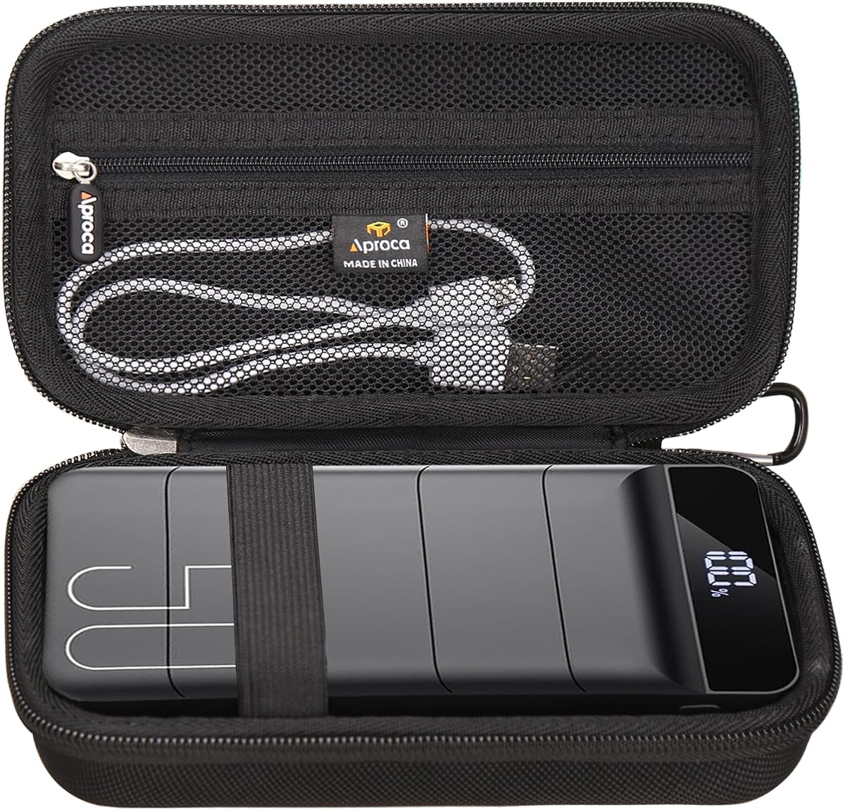 Aproca Case Compatible with Morfec/DAOLOT Power Bank Fast Charging 50000mAh 22.5W Portable Charger, Portable Hard Storage Bag for Accessories (Case Only)