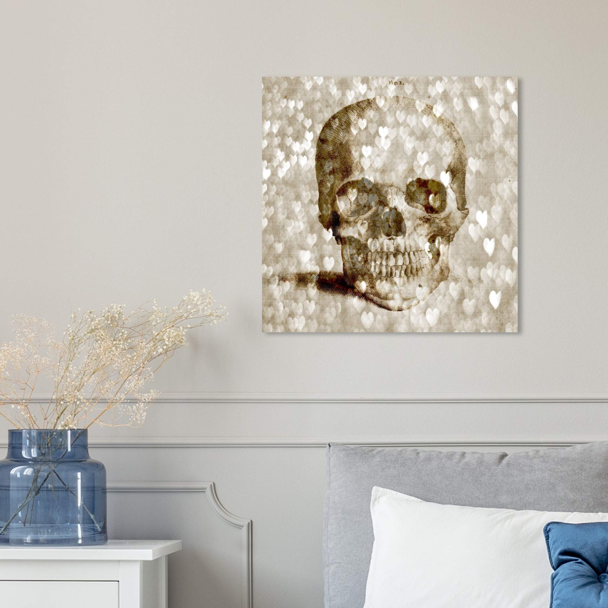 Tela Decorativa Oliver Gal 100x80cm - Arte Astratta Grigio E Oro Per Pareti - Foto 10