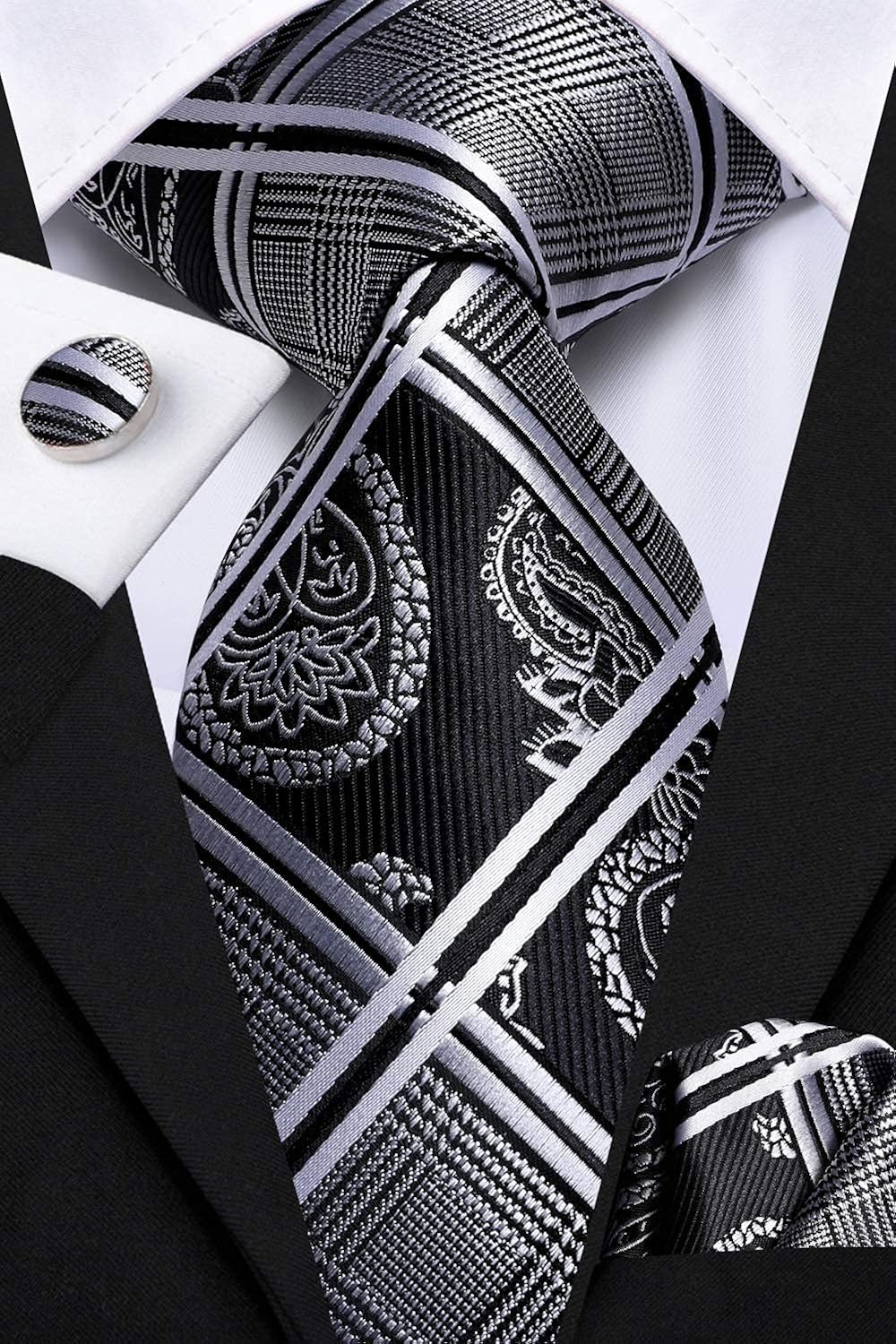 Conjunto De + + Gemelos De Poliéster Tejido Jacquard Para Hombre Formal Para Hombre Rosy Rosado Yuyangstore Corbata De Jacquard Para Hombre