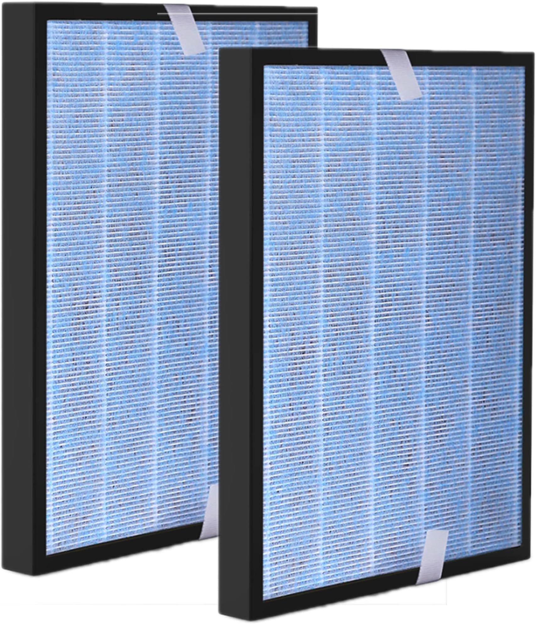MSA3/MSA3S Filter Replacement, Compatible with Membrane Solutions MSA3 and MSA3S Smart Air Purifier, 3-in-1 H13 True HEPA, 2 Pack