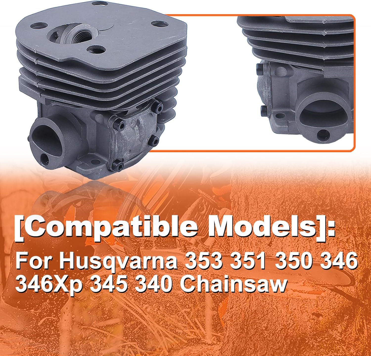 Big Bore 45Mm Cylinder Piston Kit For Husqvarna 353 351 350 346 346Xp 345 340 Chainsaw 503283208, 503 28 32 08, 503854401, 503854501, 503998601, 503 88 92 01, 503 86 96 01, 503 86 95 02