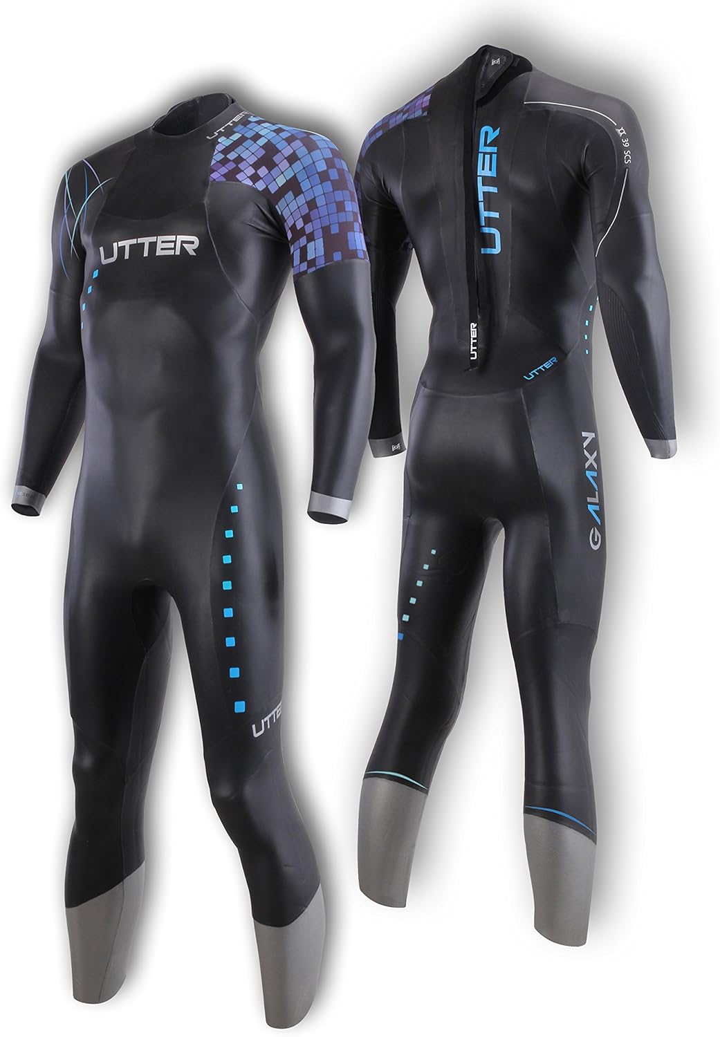 UTTER Triathlon Wetsuit Mens Galaxy Neoprene SCS Nano Coating