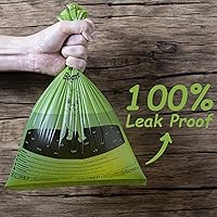 Vista 4 de GREENER WALKER Bolsas de basura para perros, 540 bolsas, extragruesas, fuertes, 100% a prueba de fugas, bolsas de basura de perro (verde oscuro)