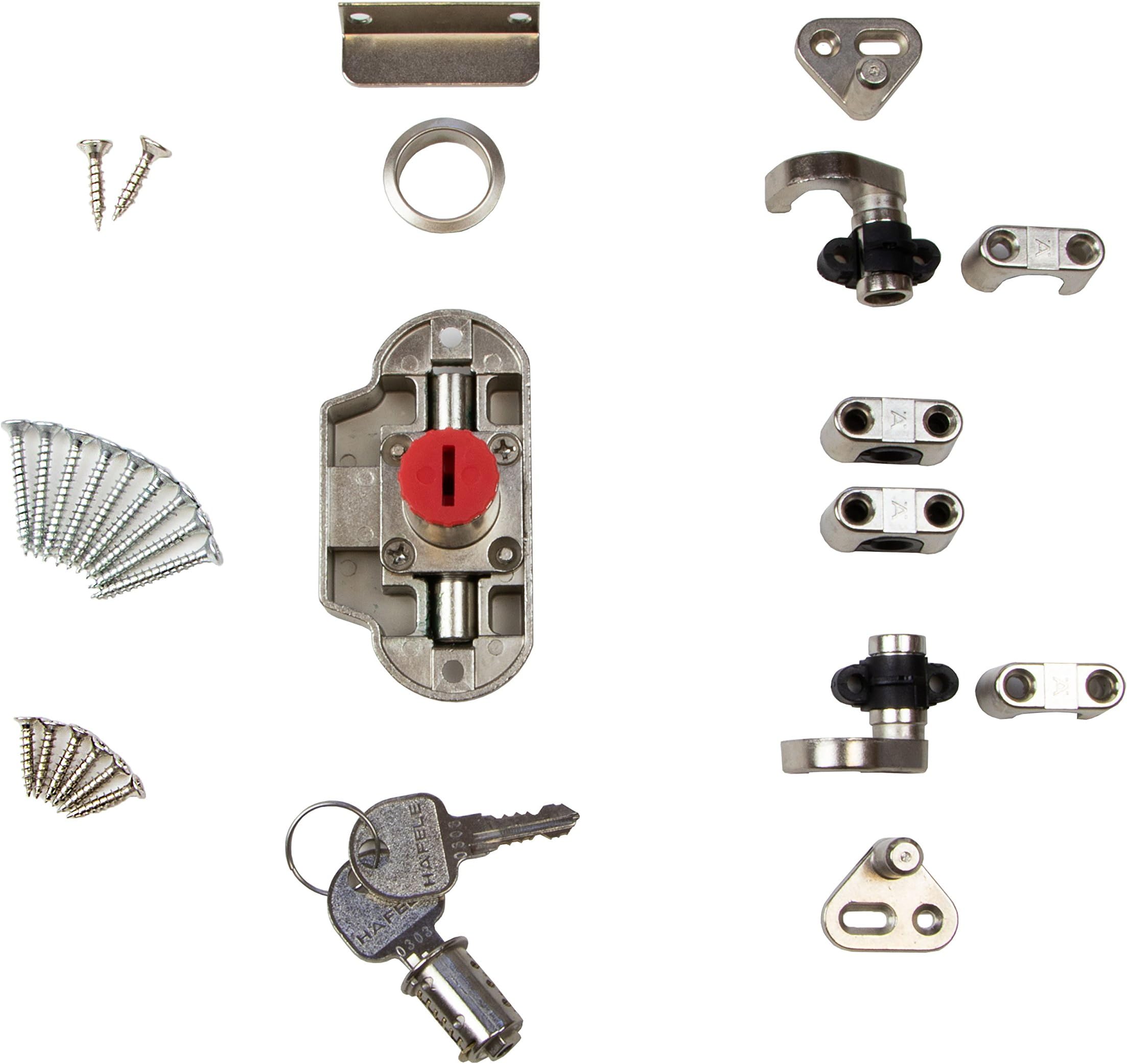 Gedotec ZylinderDrehstangenschloss MöbelAufschraubschloss Kleider