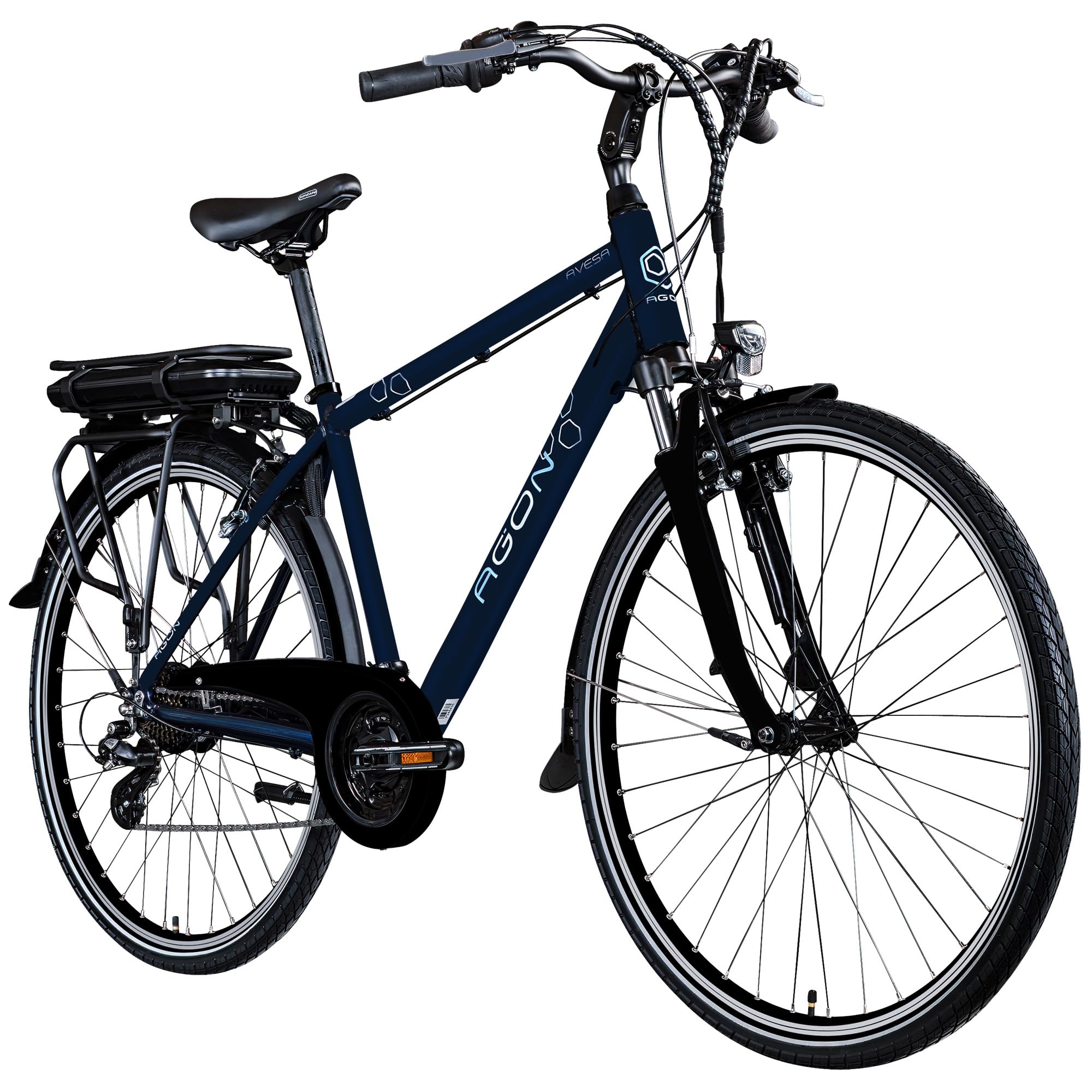 AGON Avesa E Bike Trekkingbike Herren oder Damen 28 Zoll 155-185 cm Pedelec Elektrofahrrad mit Ananda Motor 25 km/h