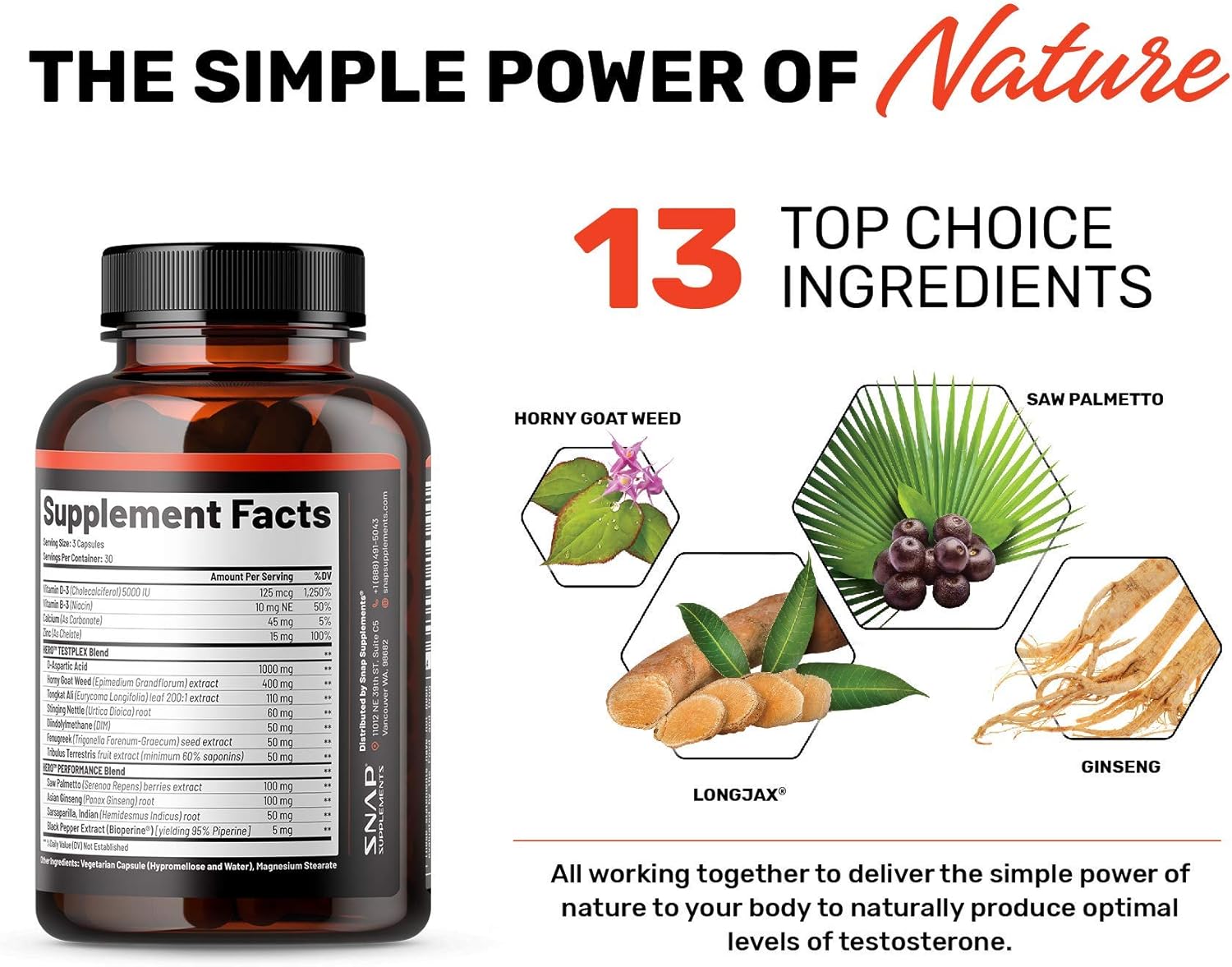 Nitric Oxide + Testo Booster (2 Products) : Health & Household