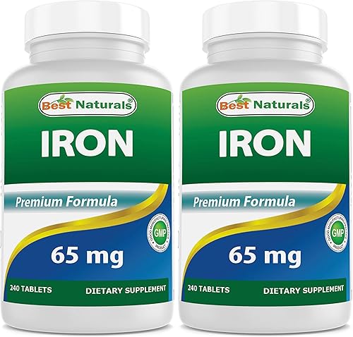 Miniatura 8 de Best Naturals Suplemento de hierro - 65 mg - 240 tabletas - Sin OMG y sin gluten