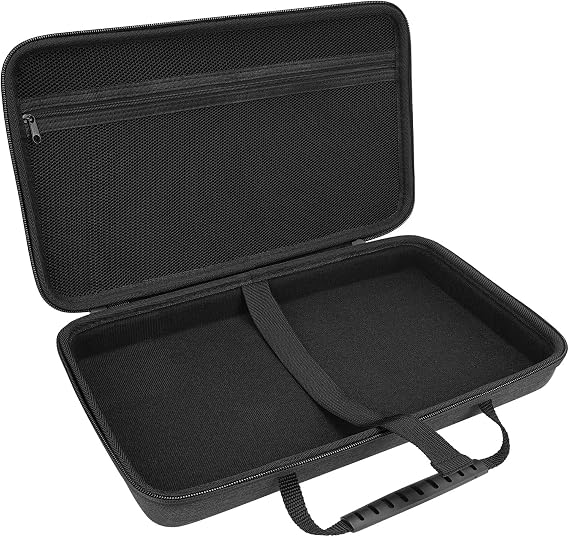 Linkidea Hardshell Case Compatible with Akai Professional MPK Mini MK3-25-Key Ultra-Portable USB MIDI Drum Pad and Keyboard Controller Protective Cover (Dark Grey), LI7212