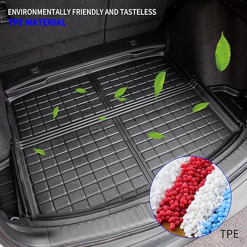 Vista 20 de Rongtaod Alfombrillas compatibles con Honda CRV 2017-2022, alfombrilla de maletero TPE para todo tipo de clima, accesorios CR-V 2021