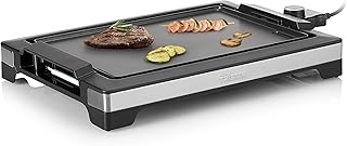 Tristar, Plancha Electrique, BP-2781, 37x25cm, Noir Inox, 2000W