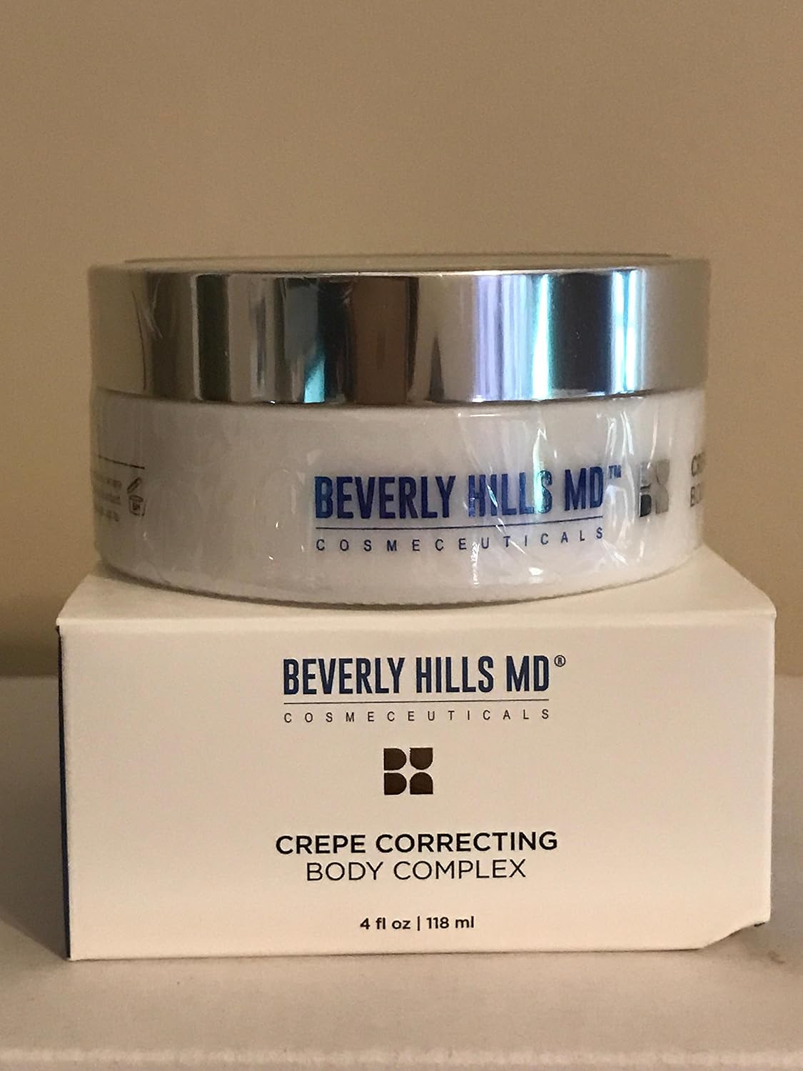 Beverly Hills Md Amazing Crepe Correcting Body Complex Cream For Sagging Crepey Skin On Arms Legs Hands Full Sz 4 Oz For Tighter Skin By Bhmd Amazon Co Uk Beauty