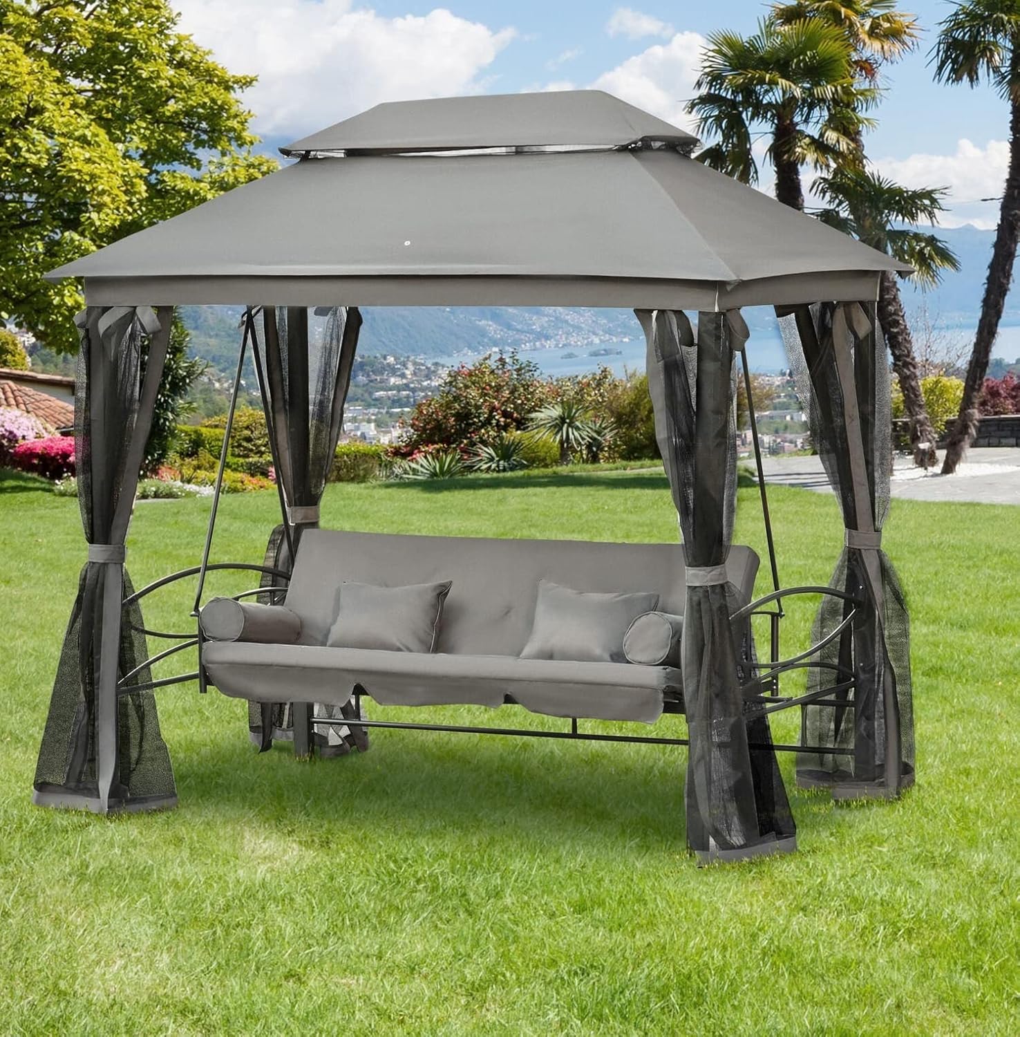 ALIDAM in Patio Swing Chair with Canopy Hammock Iceland Ubuy
