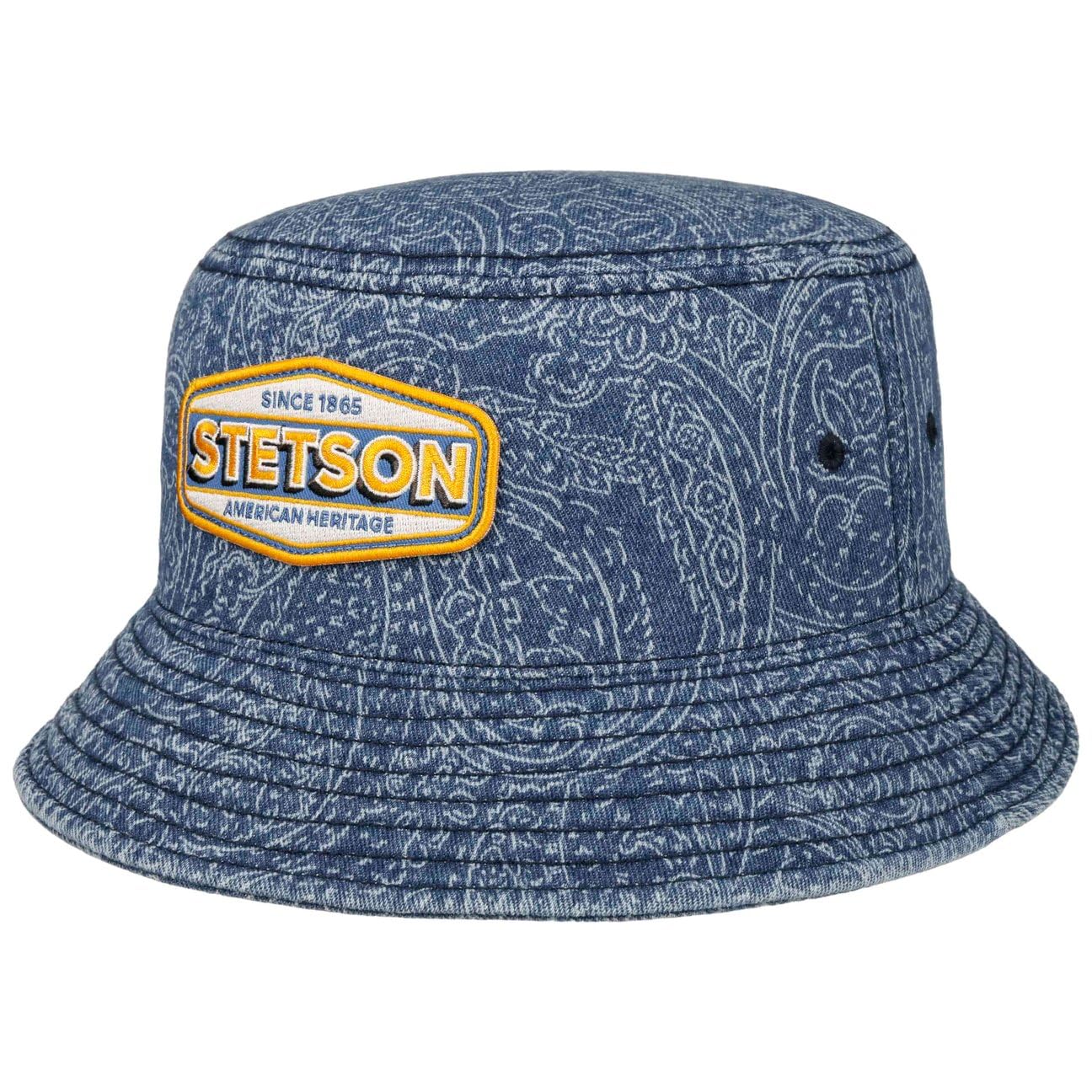 Stetson Paisley Logo Bob Pliable Unisexe Printemps Ete