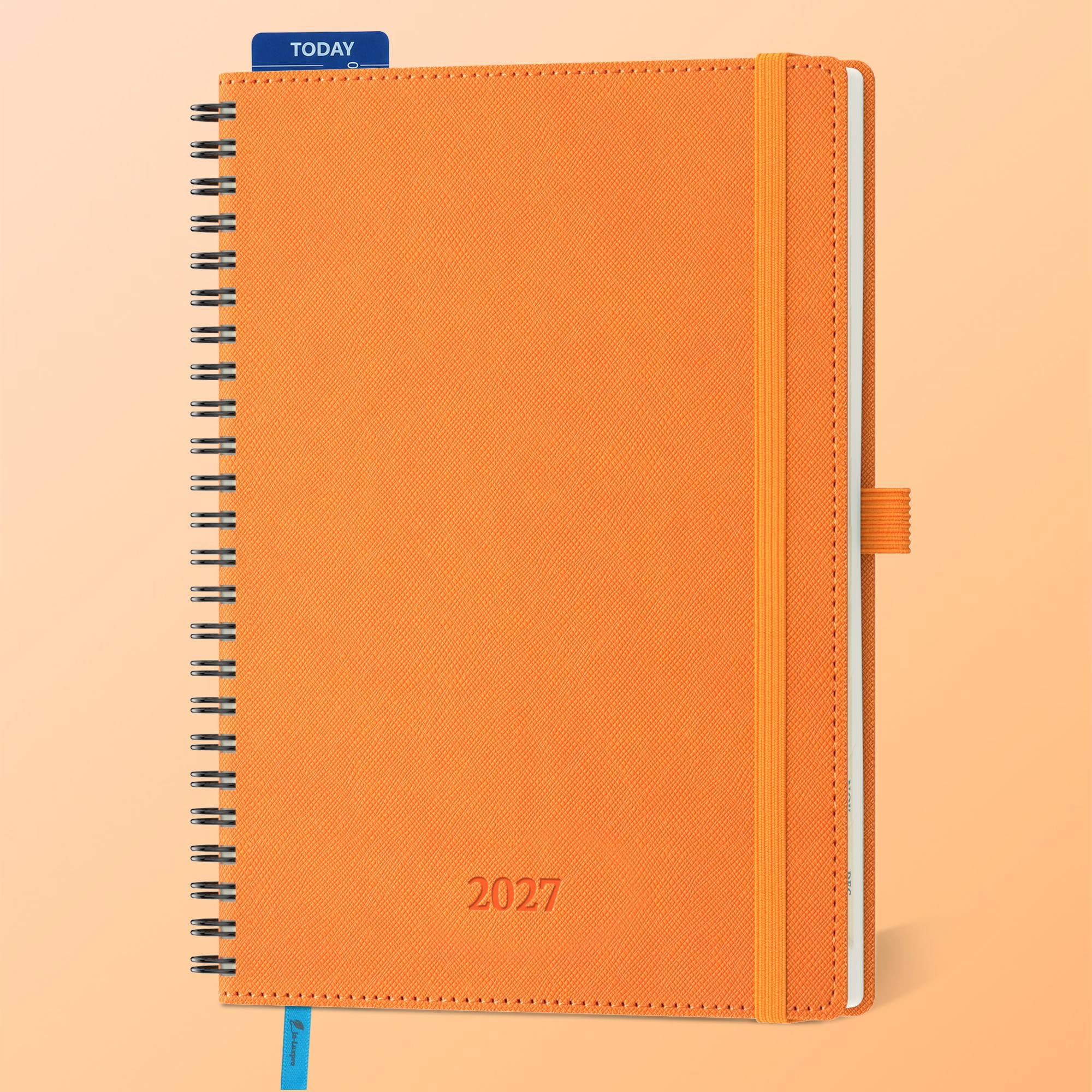 IN-LUXPRO 2027 Diary: A5 Week to View Horizontal Weekly Planner Spiral — image 1