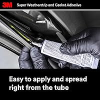 Vista 4 de 3M, 08008, adhesivo negro para burletes y juntas súper resistente, 5 fl oz, 1 por paquete