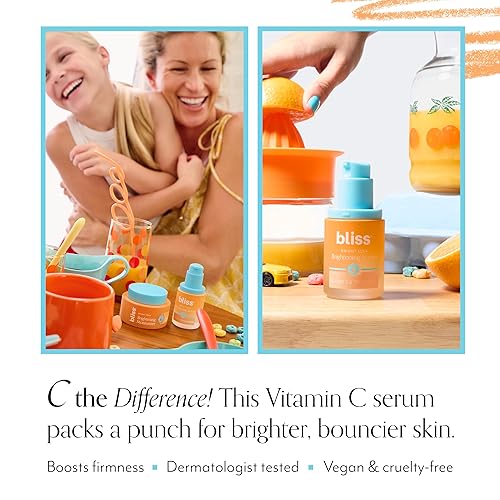 Miniatura 7 de Bliss Bright Idea - Suero facial de Vitamina C & Tri-péptido, protege y ilumina la piel, reduce las manchas oscuras y reafirma visiblemente la piel,