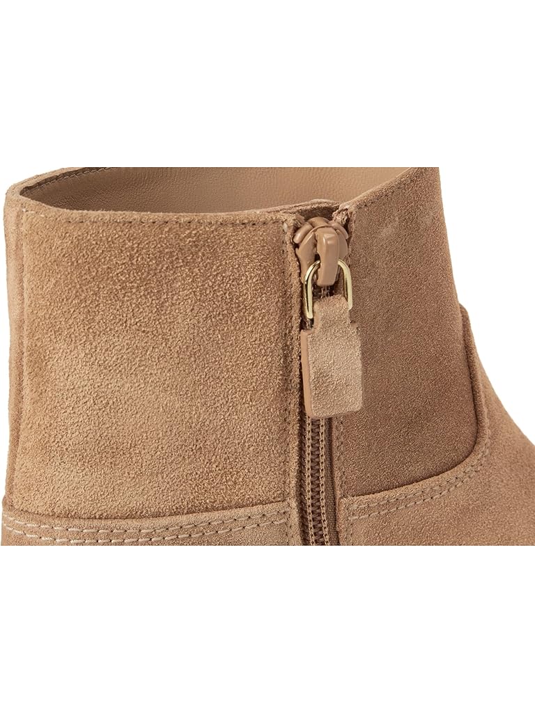 Beige Stuart Weitzman Stassi Zip Bootie